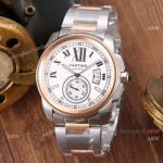 High Quality Replica Cartier Calibre de Cartier 2 Tone Rose Gold Watches_th.jpg